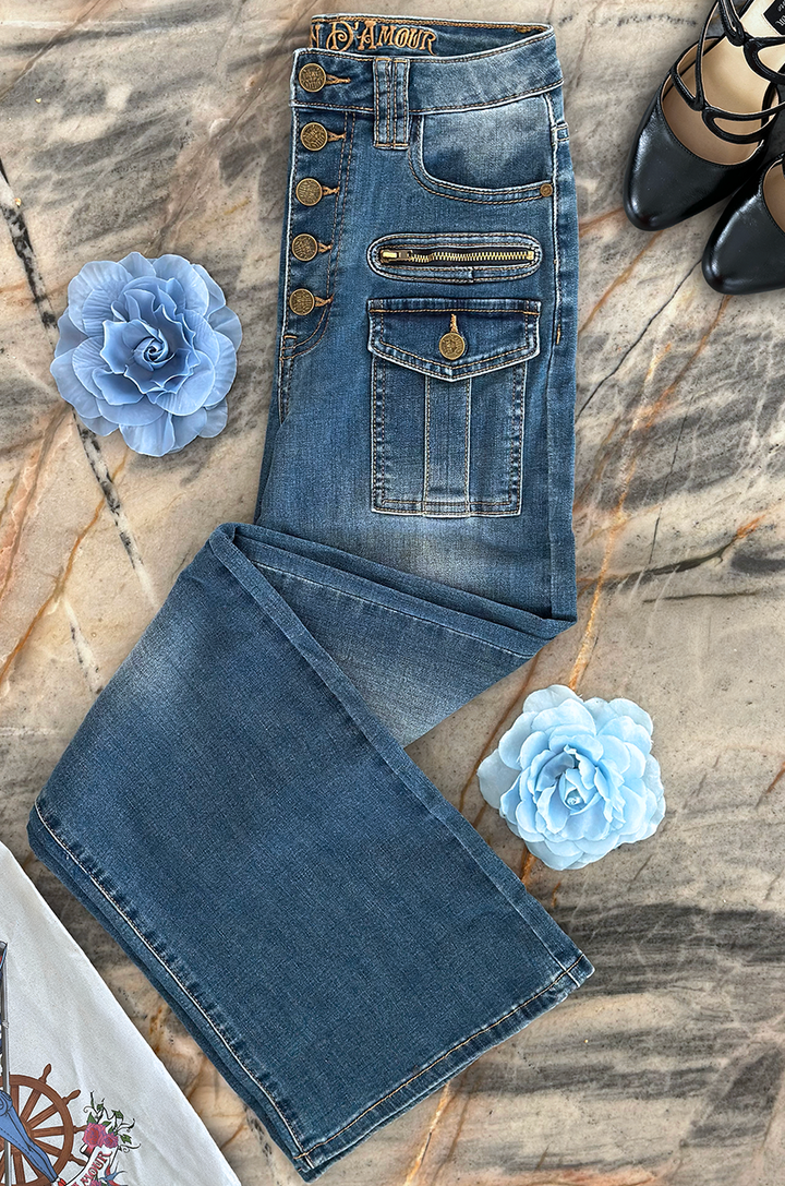 El Dorado Jean (Light Denim) - Kitten D'Amour