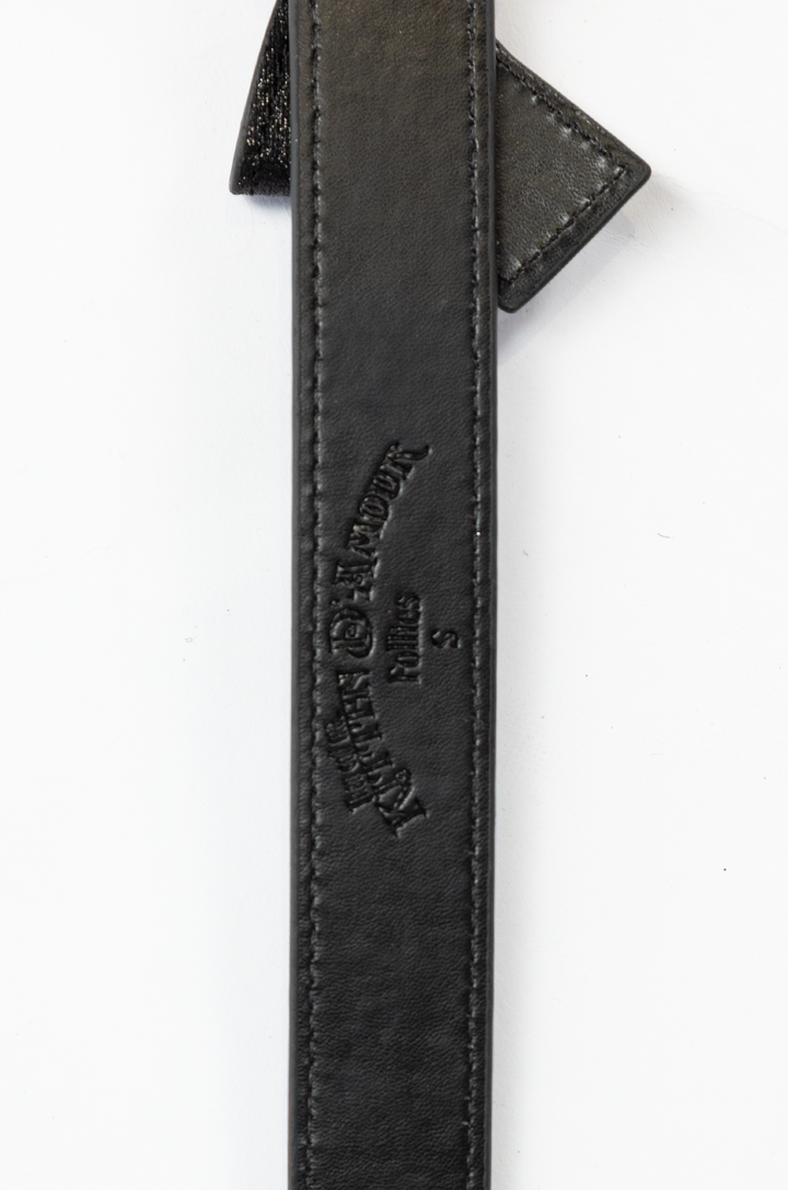 Pretty Kitty Follies Sparkle Bow Belt (Black)