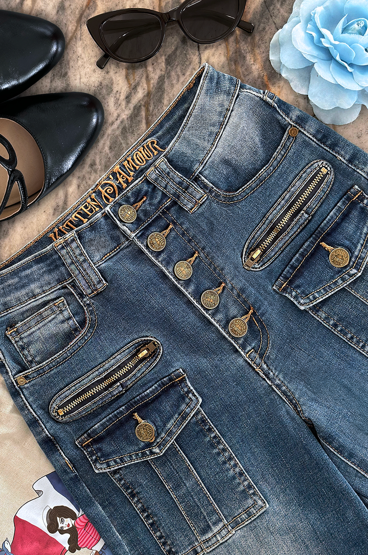 El Dorado Jean (Light Denim) - Kitten D'Amour