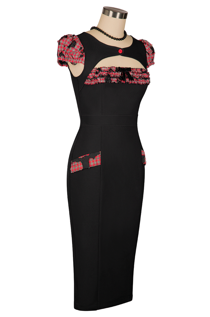 Anarchy Ruffle Wiggle Dress