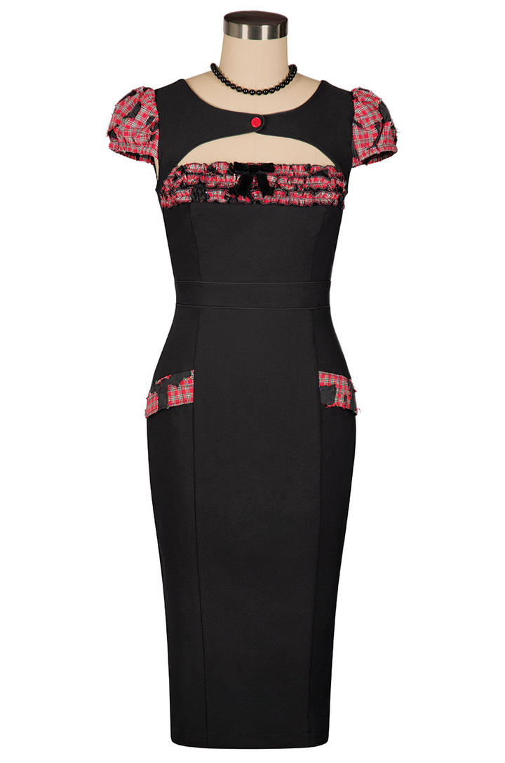 Anarchy Ruffle Wiggle Dress