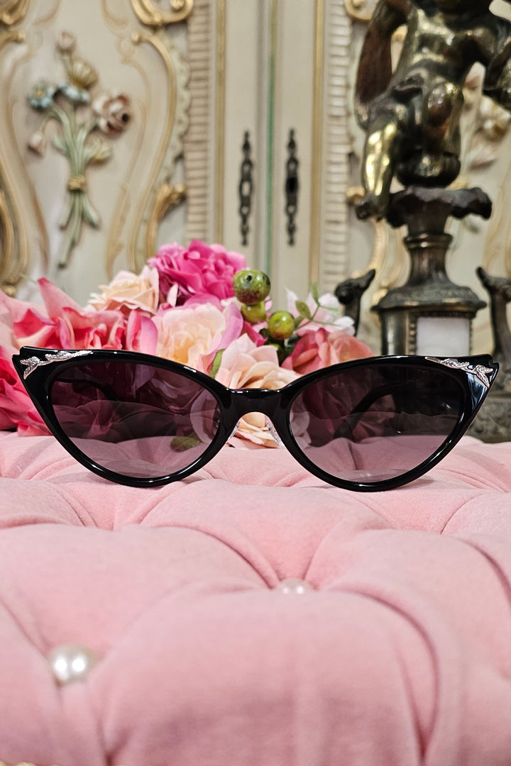 D'Amour Ava Sunglasses (Classic Black) - Kitten D'Amour