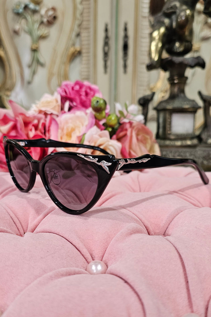 D'Amour Ava Sunglasses (Classic Black) - Kitten D'Amour