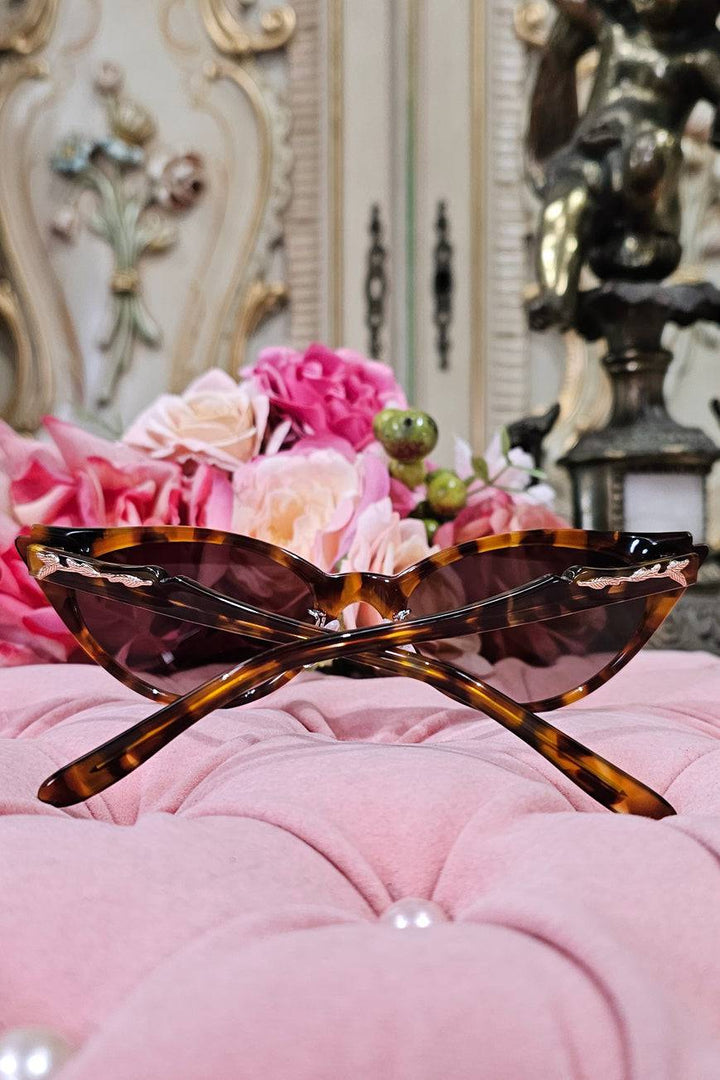 D'Amour Ava Sunglasses (Tortoise Shell Brown) - Kitten D'Amour