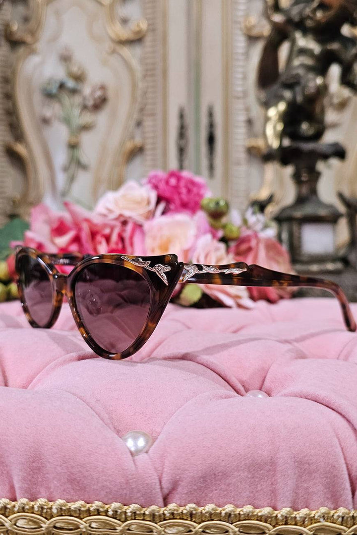 D'Amour Ava Sunglasses (Tortoise Shell Brown) - Kitten D'Amour