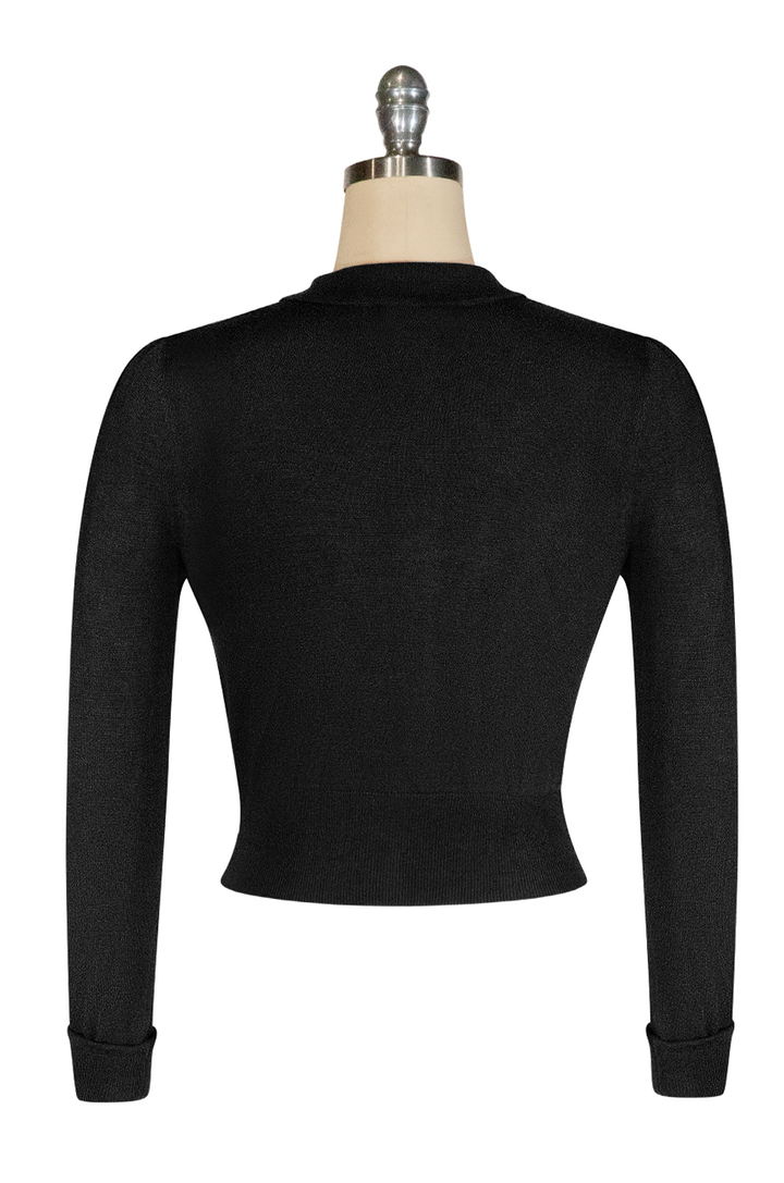 Tapestry Cardigan (Black) - Kitten D'Amour