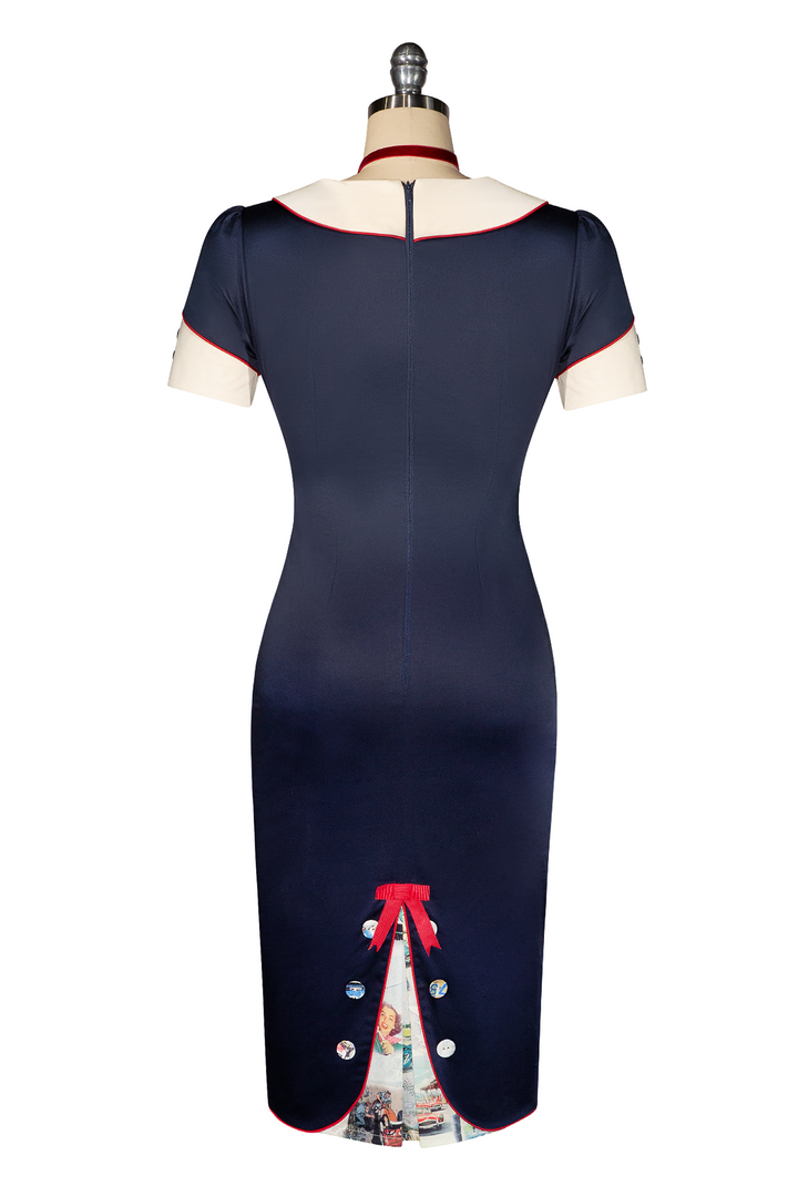Dangerous Curves Wiggle Dress - Kitten D'Amour