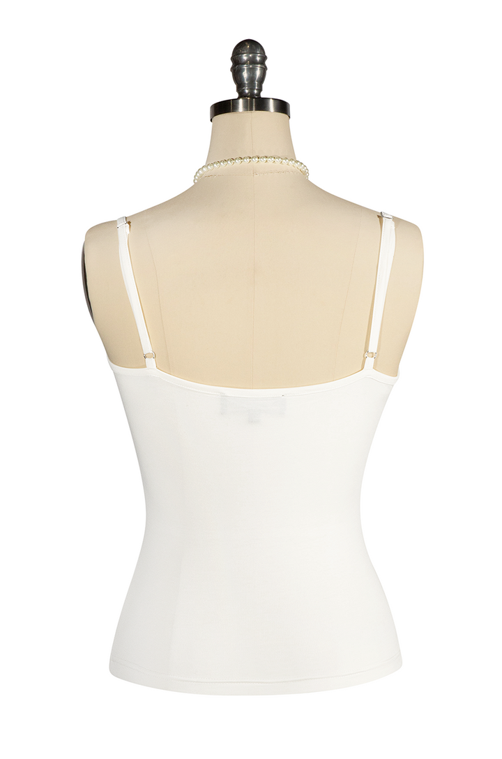 Elysian Follies Singlet (Off White) - Kitten D'Amour