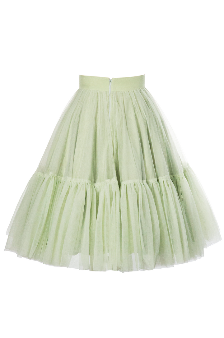Elysian Tulle Skirt  (Mint) - Kitten D'Amour