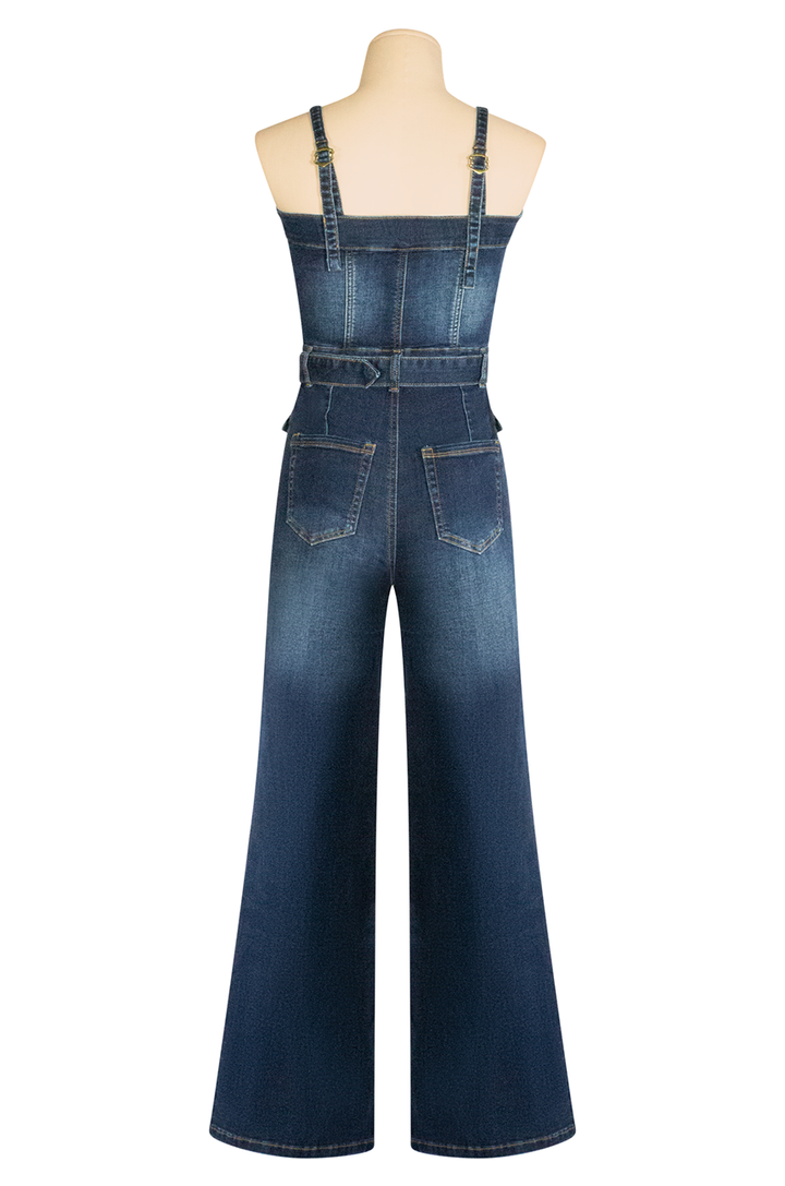 Indiana Jumpsuit (Dark Denim) - Kitten D'Amour