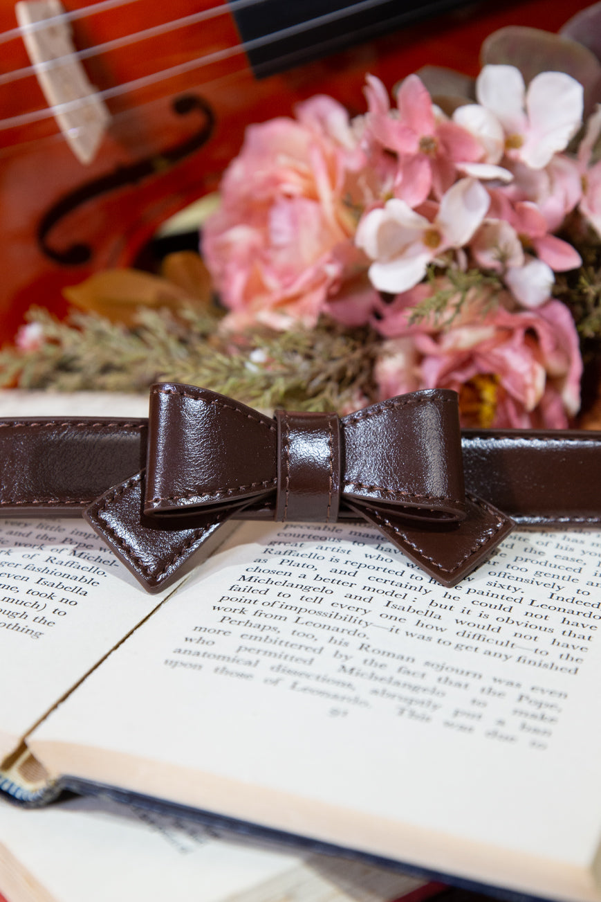 Beauty School Belt (Brown) - Kitten D'Amour