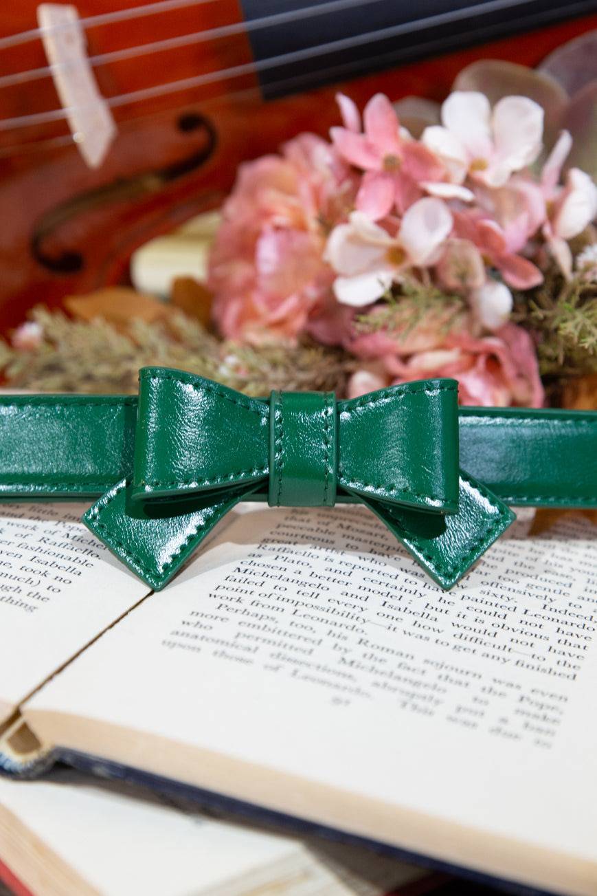 Beauty School Belt (Green) - Kitten D'Amour