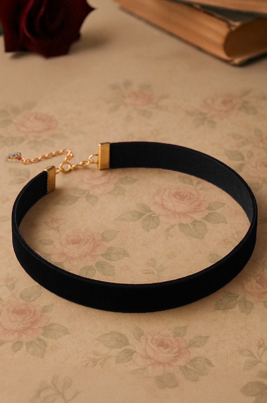 Follies Velvet Choker (Black)