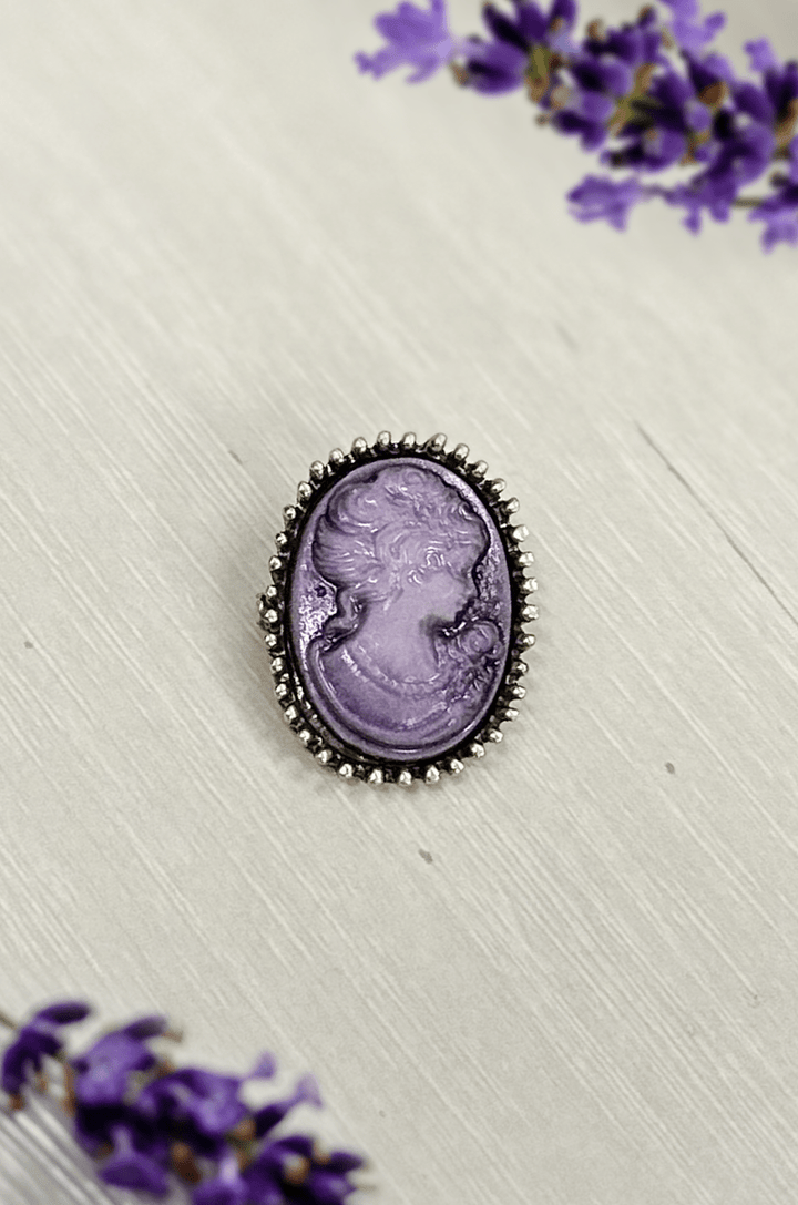 Florentine Cameo Brooch Small - Kitten D'Amour