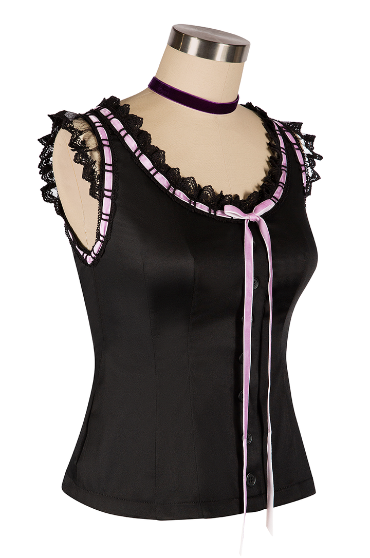 La Fleur Mystique Camisole (Black)