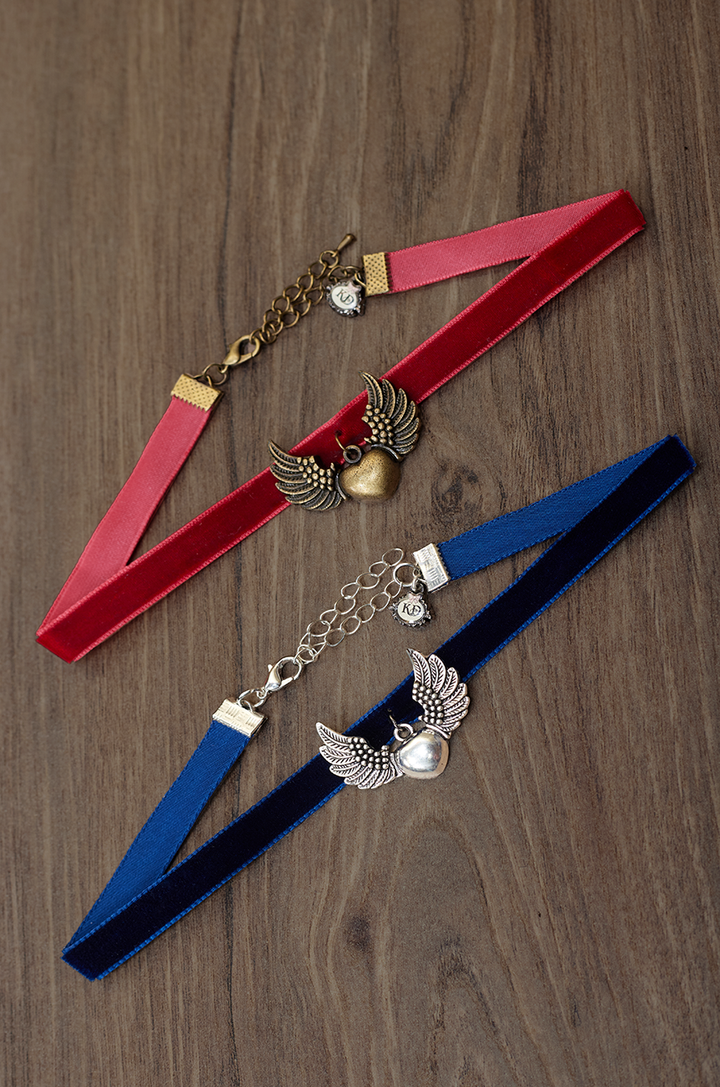 Dangerous Curves Follies Choker (Red) - Kitten D'Amour