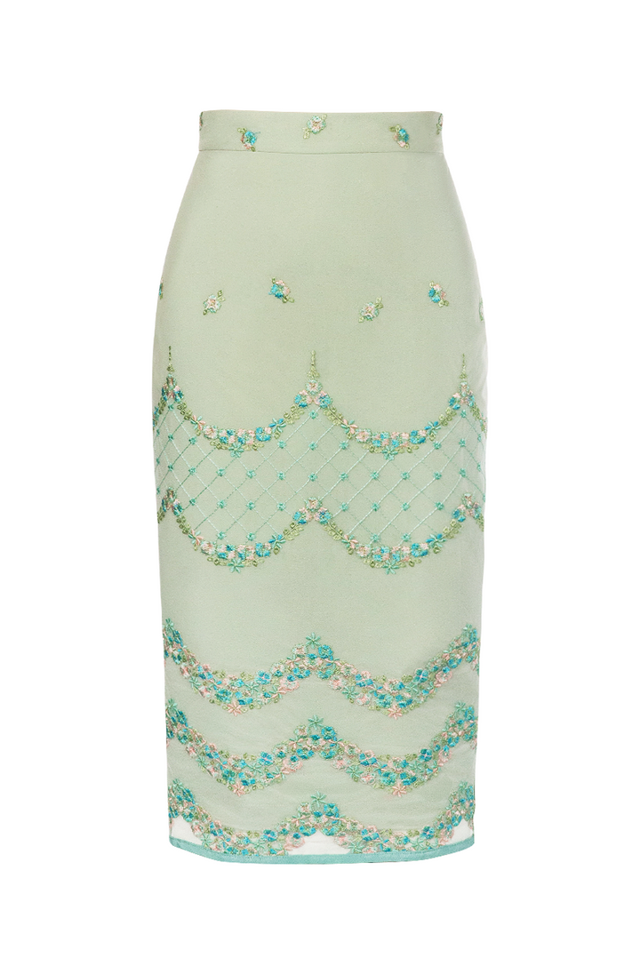 Elysian Wiggle Skirt - Kitten D'Amour