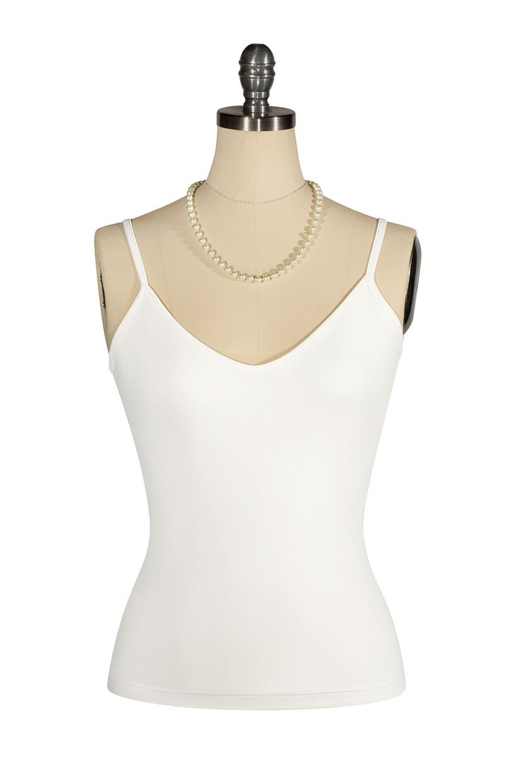 Elysian Follies Singlet (Off White) - Kitten D'Amour