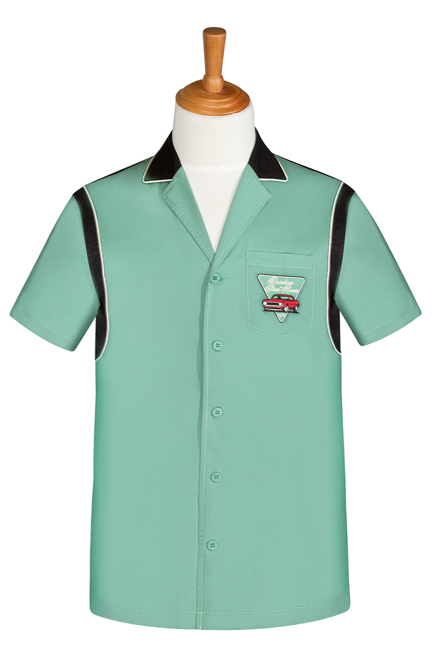 Pasadena Shirt (Green) - Kitten D'Amour