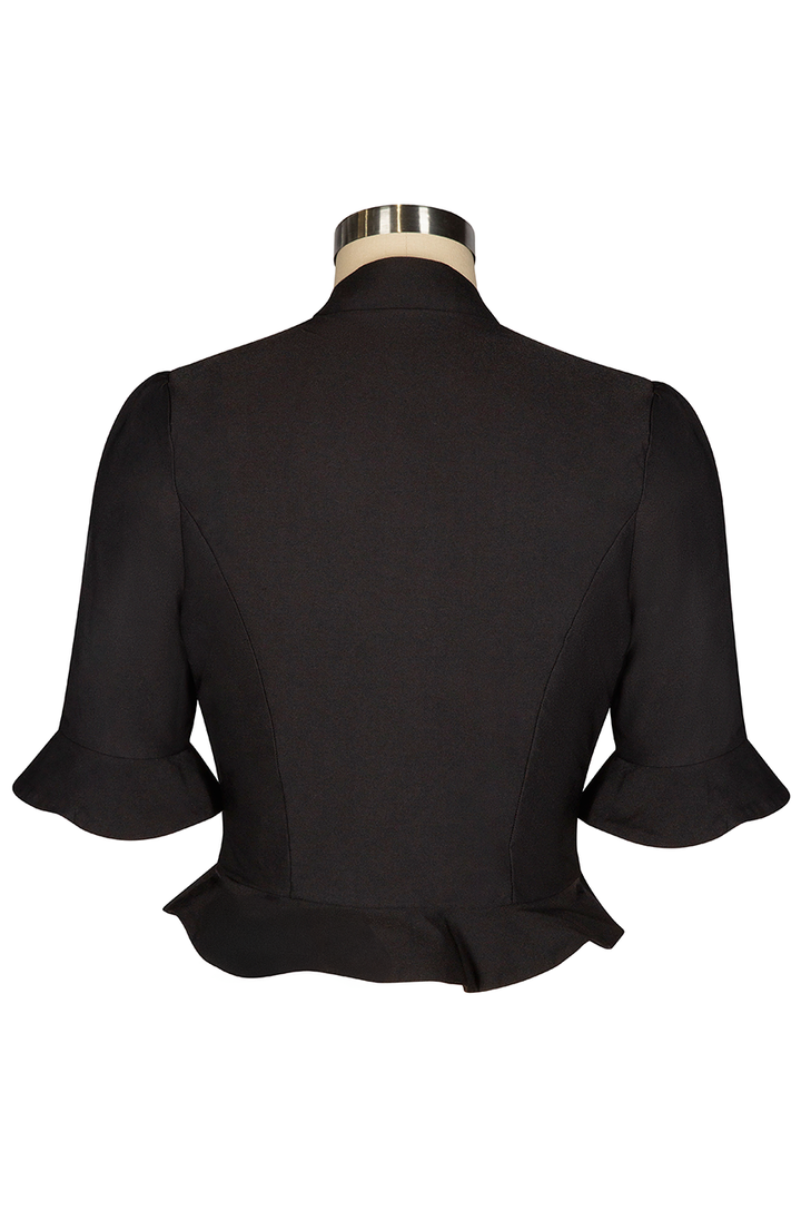 Once Upon A Time Crop Flounce Jacket - Kitten D'Amour