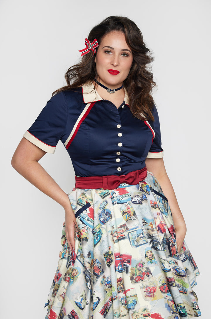 Dangerous Curves Garage Shirt - Kitten D'Amour