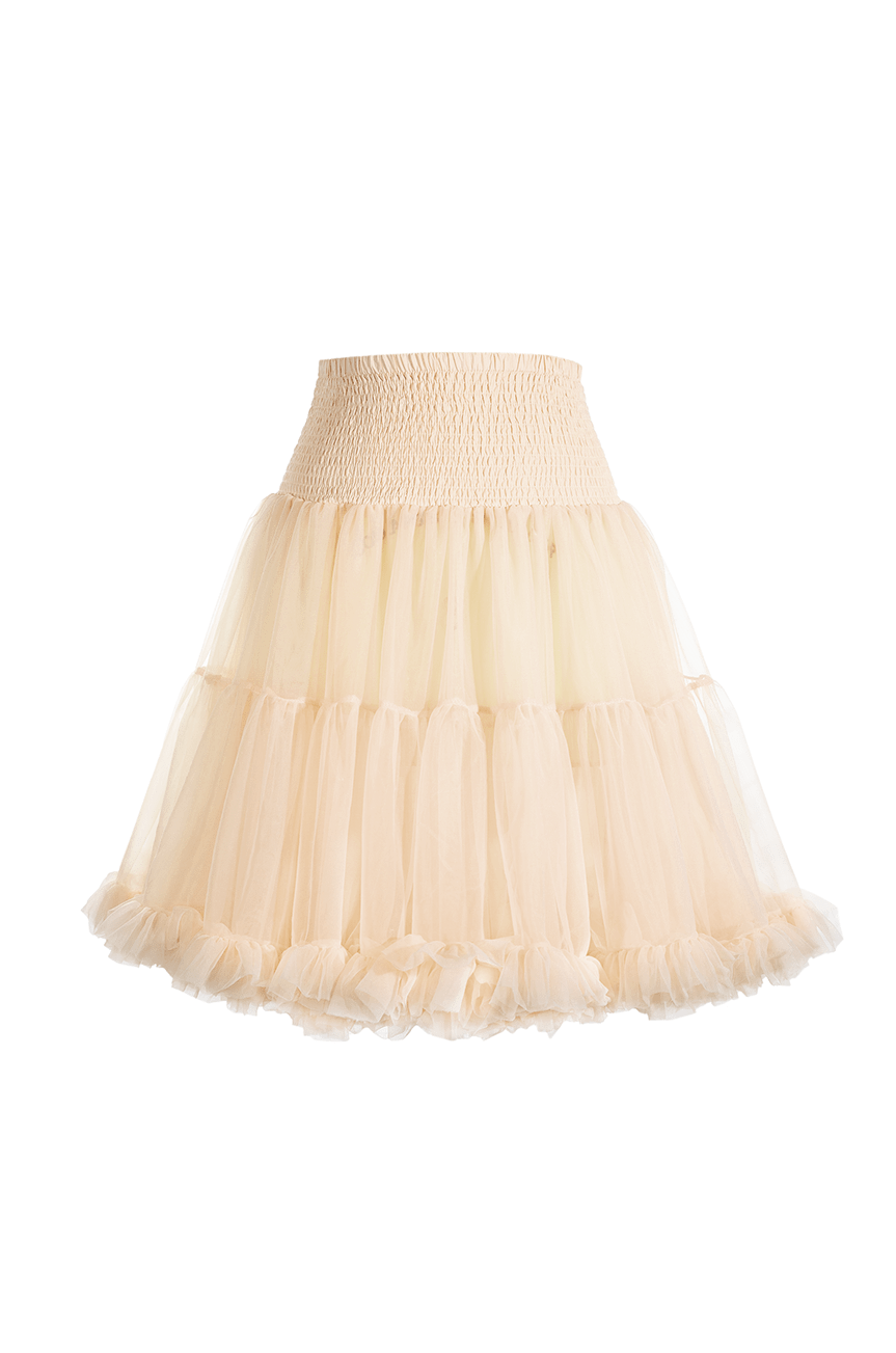 Vintage Classic Follies Petticoat (Latte) - Kitten D'Amour
