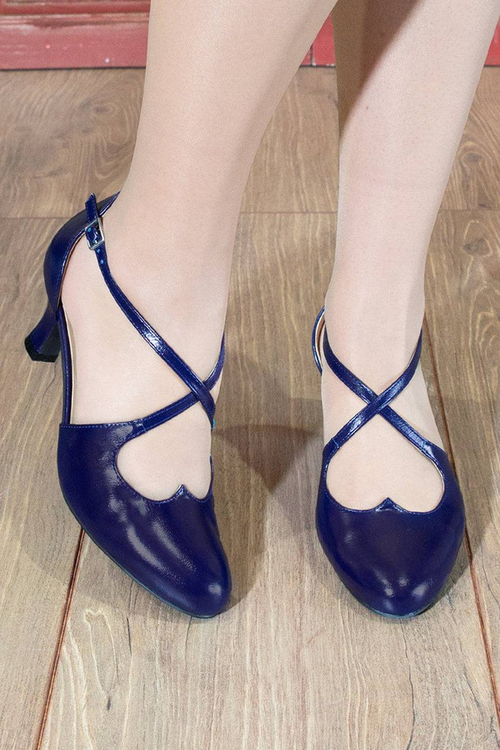 Vixen Petite Shoe (Navy) - Kitten D'Amour
