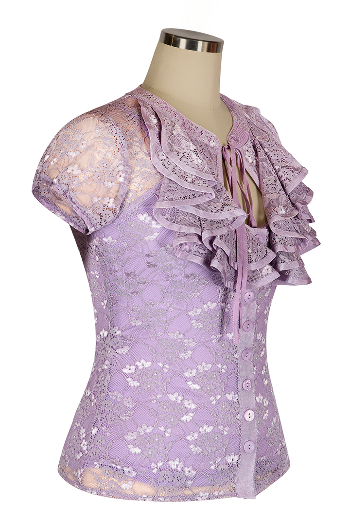 Once Upon A Time Lace Blouse (Mauve)