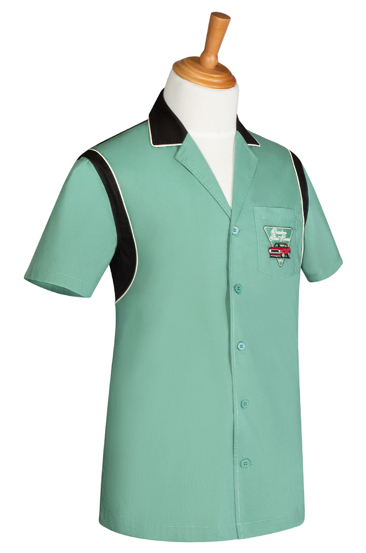 Pasadena Shirt (Green) - Kitten D'Amour
