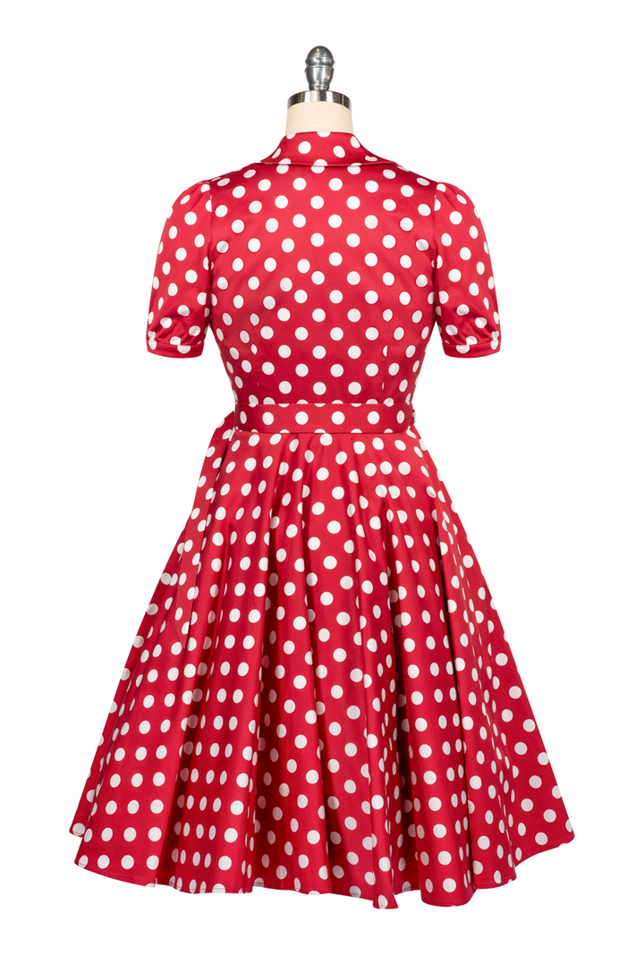 Spot Me In The Crowd Wrap Dress - Kitten D'Amour