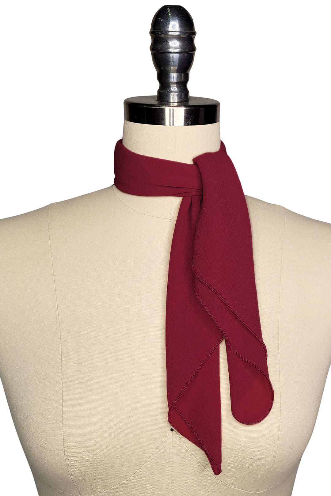 Meet Me In Paris Follies Scarf (Burgundy) - Kitten D'Amour
