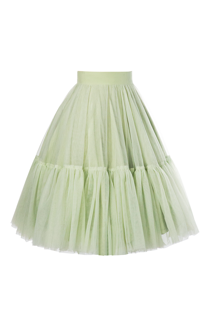 Elysian Tulle Skirt  (Mint) - Kitten D'Amour