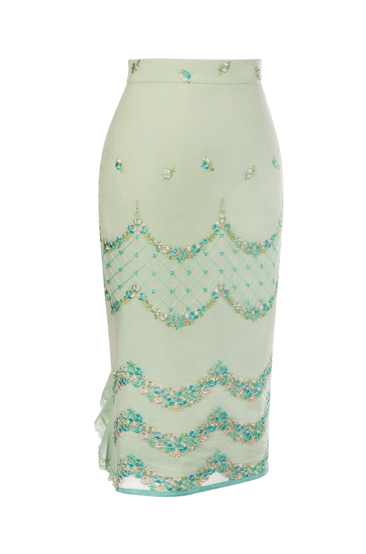 Elysian Wiggle Skirt - Kitten D'Amour