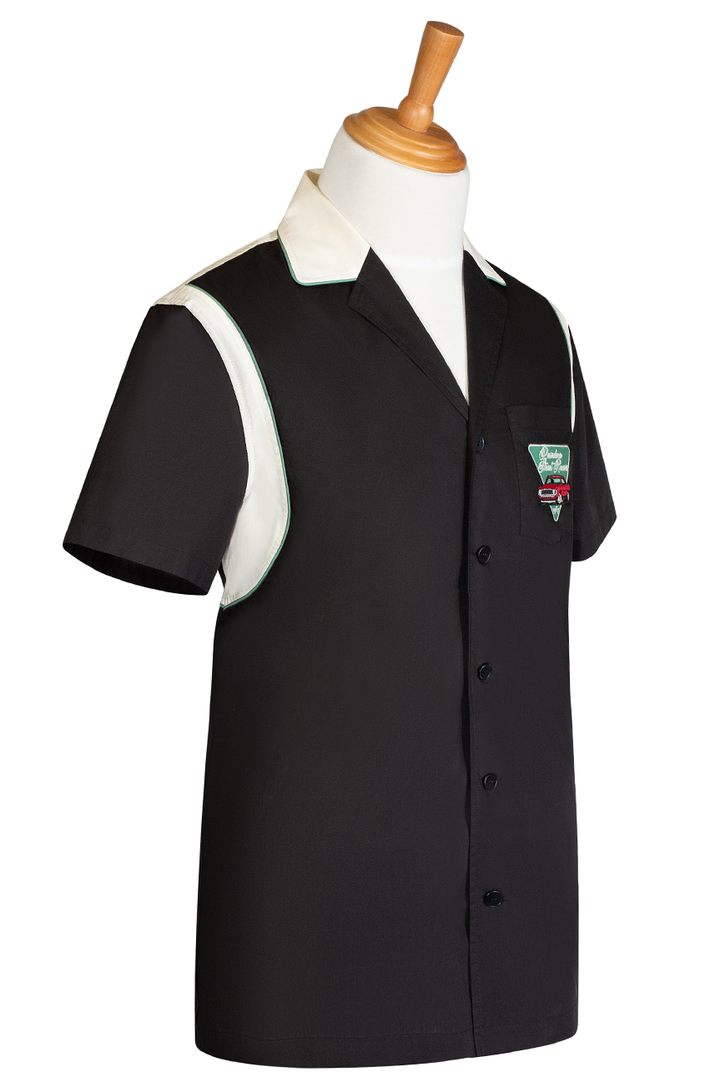 Pasadena Shirt (Black) - Kitten D'Amour