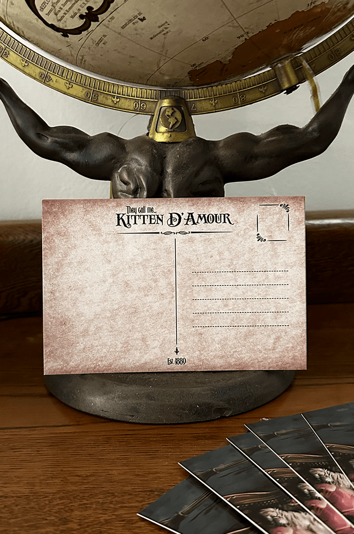 Mr. Van Whiskers PostCard - Kitten D'Amour