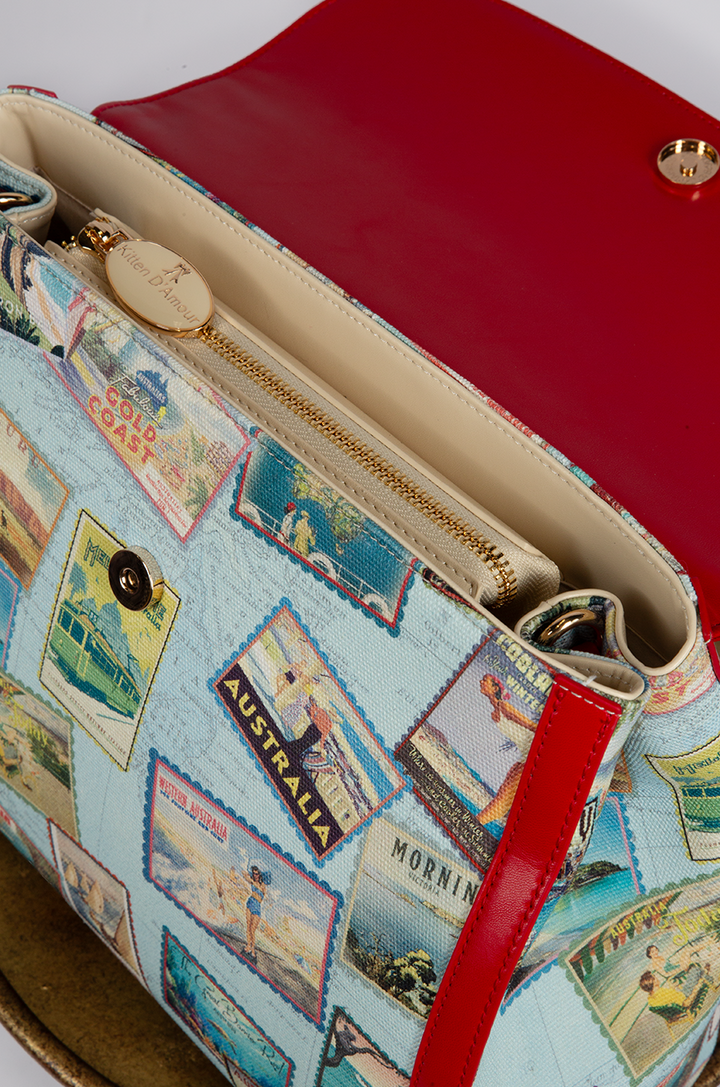 Wish You Were Here Handbag - Kitten D'Amour