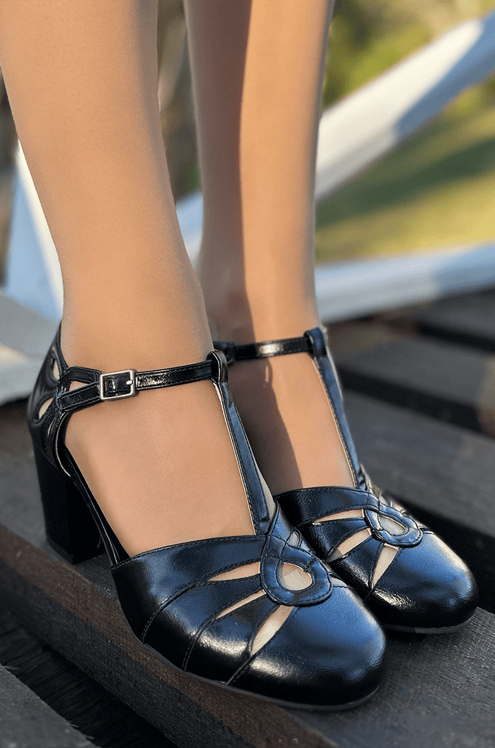 Jazz Shoe (Black) - Kitten D'Amour