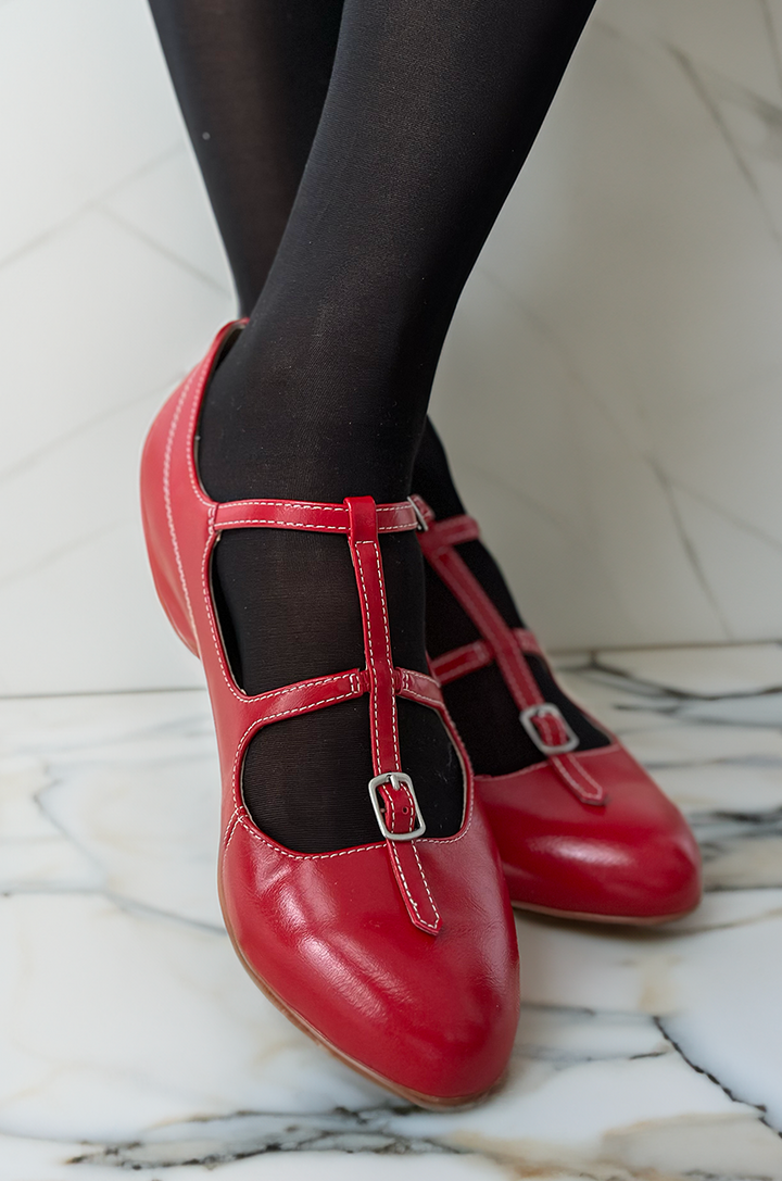 Bijou Shoe (Red) - Kitten D'Amour