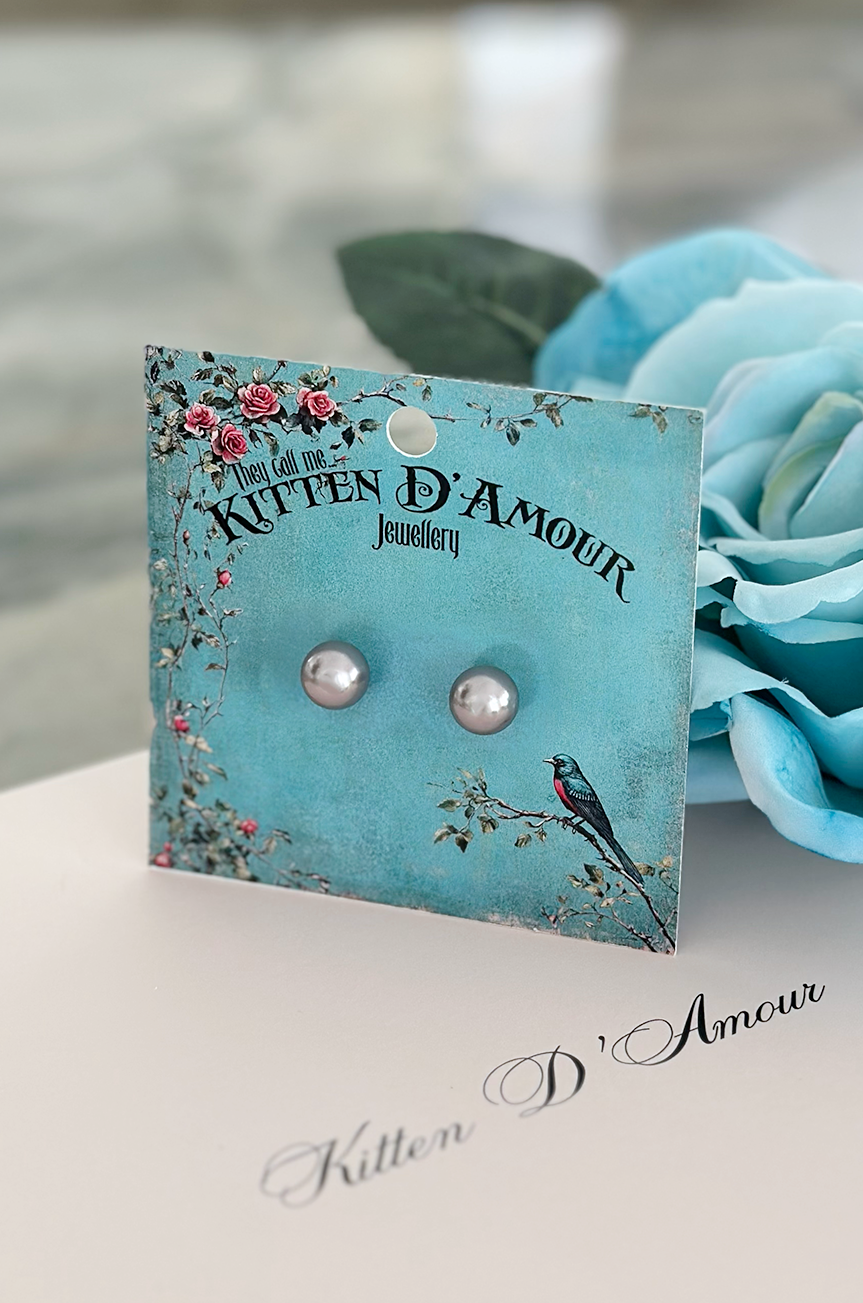 High Society Follies Earrings (Lavender) - Kitten D'Amour