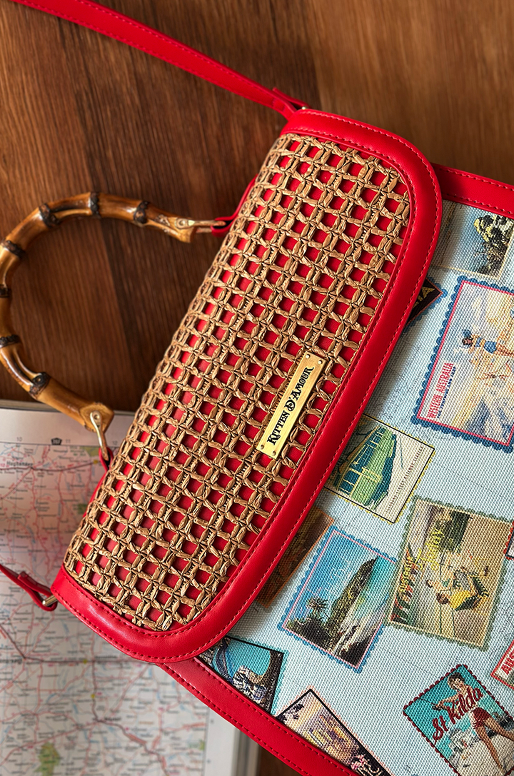 Wish You Were Here Handbag - Kitten D'Amour