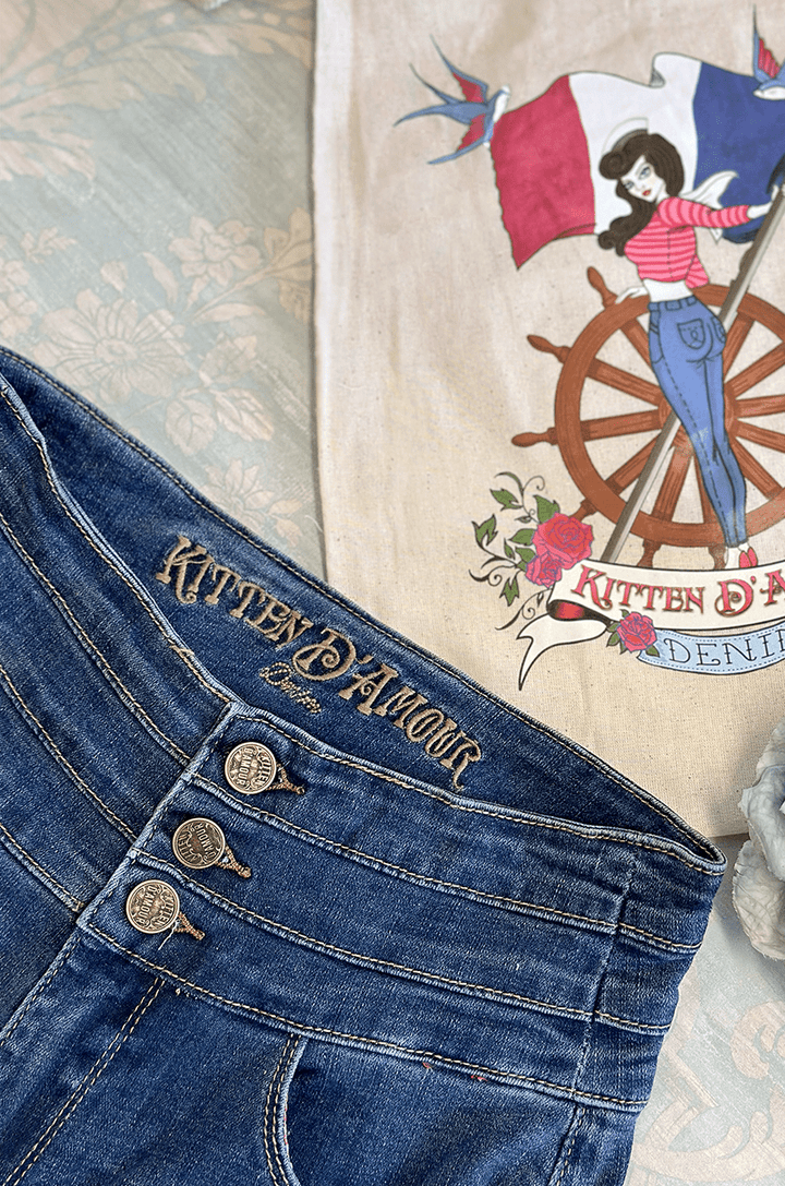 Tennessee Jean (Light Denim) - Kitten D'Amour