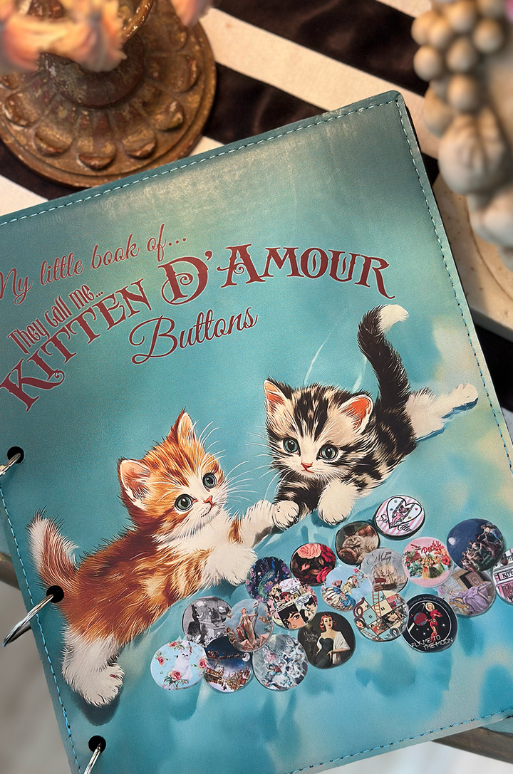 My Little Book Of... Kitten D'Amour Buttons - Kitten D'Amour