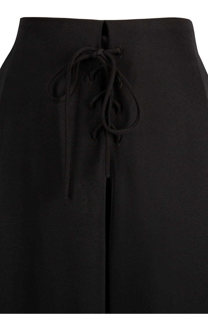 Cosette Wide Leg lace Up Pant - Kitten D'Amour