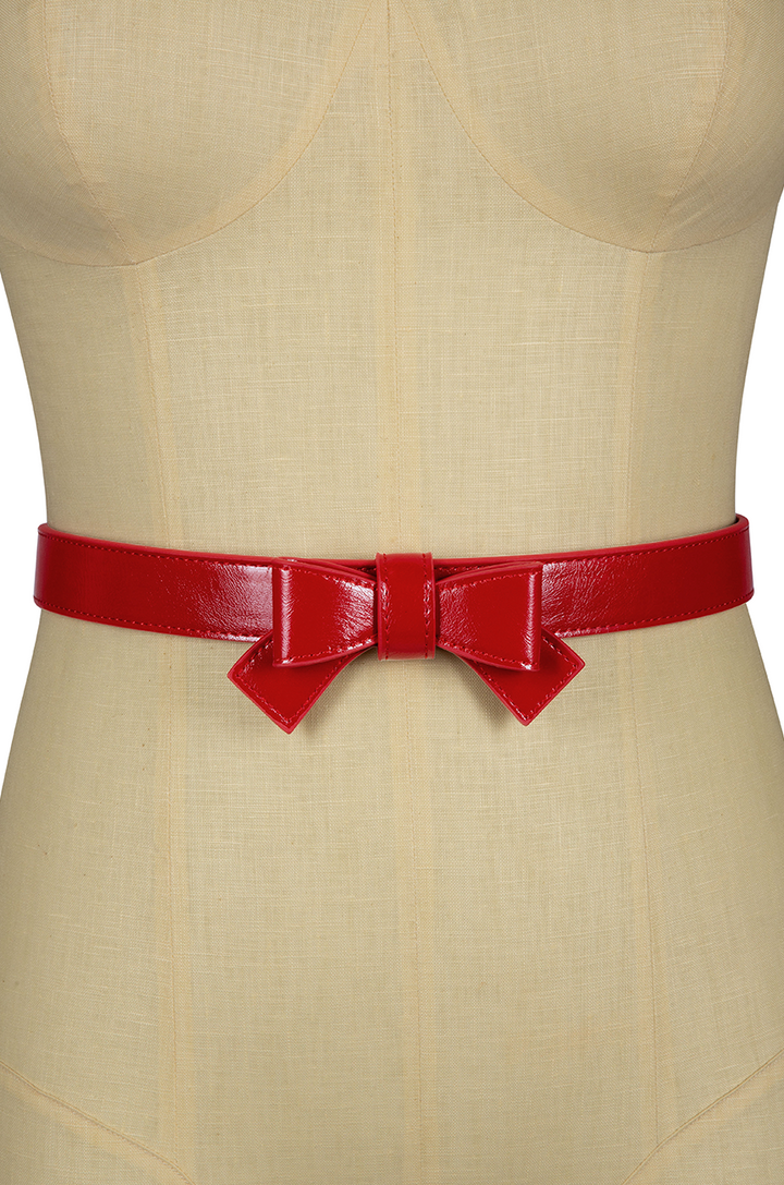Pretty Kitty Follies Bow Belt (Red) - Kitten D'Amour