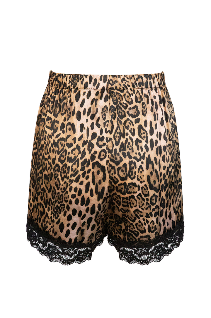Queen Of The Jungle Silk Shorts - Kitten D'Amour