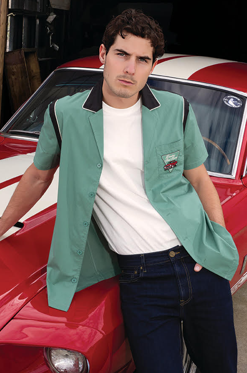 Pasadena Shirt (Green) - Kitten D'Amour