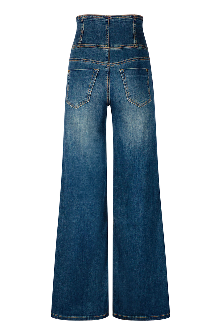 Vegas Wide Leg Denim Jean - Kitten D'Amour