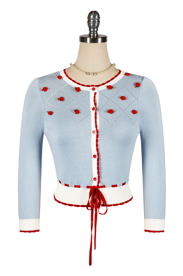 Joie De Vivre Cardigan 3/4 Sleeve - Kitten D'Amour