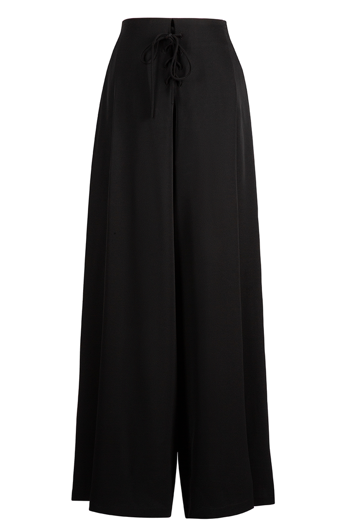 Cosette Wide Leg lace Up Pant - Kitten D'Amour