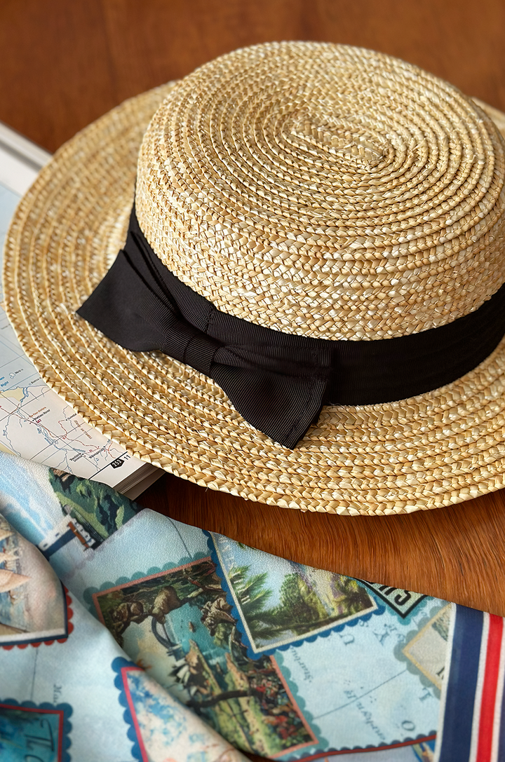 Folklore Follies Straw Hat (Natural) - Kitten D'Amour